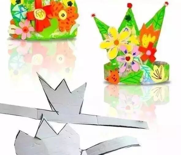 Cardboard Flower Hat