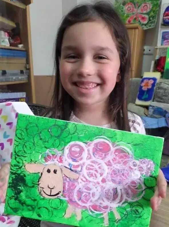 Complete sheep painting