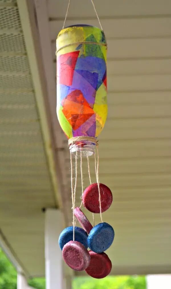 The beautiful wind chime picture that has been made