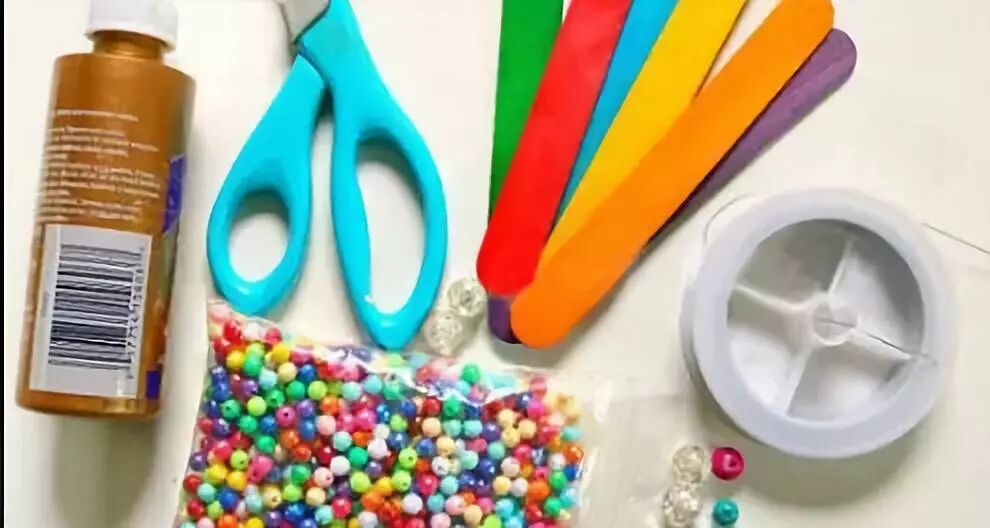 Preparation of materials for cute DIY wind chimes