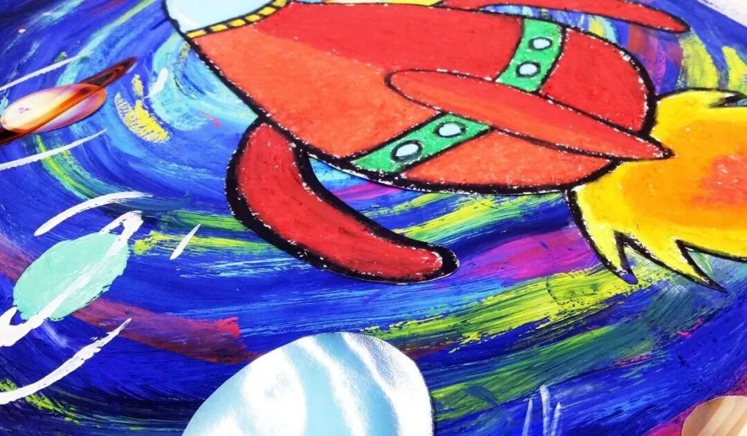 The final step is to blend the spaceship with the background.