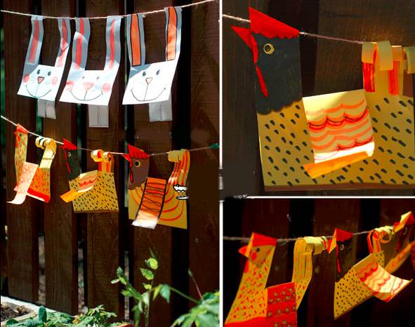 Rooster Mobile Craft