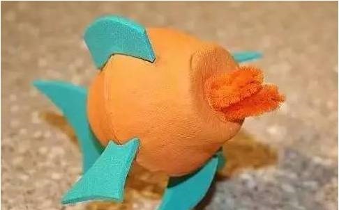 Add a pipe cleaner mouth and googly eyes