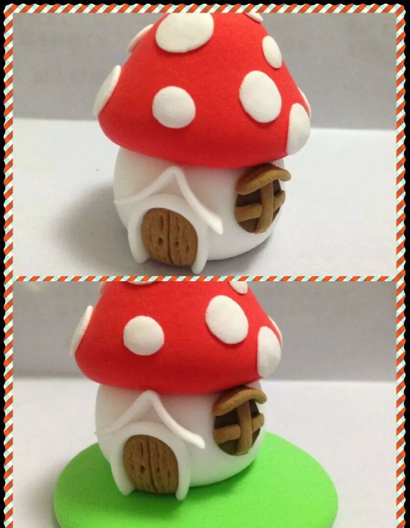 Make several flowers and leaves of various colors and paste them randomly beside the house