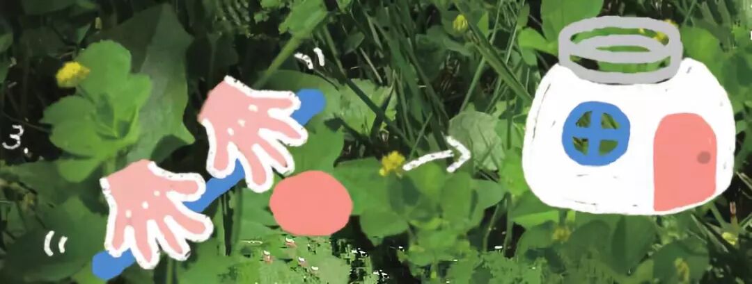 Roll old blue clay into thin long strips and wrap them around the windows once to make window frames