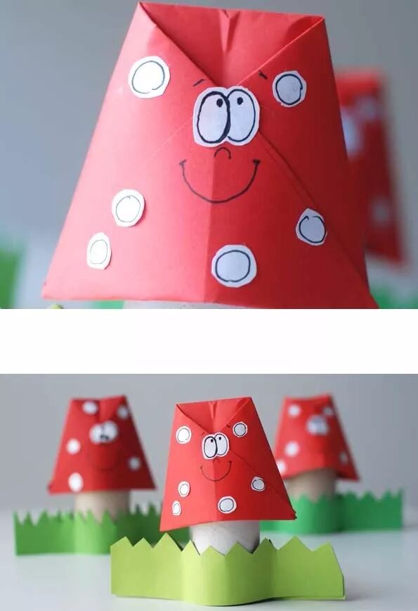 Toilet Paper Roll Mushroom